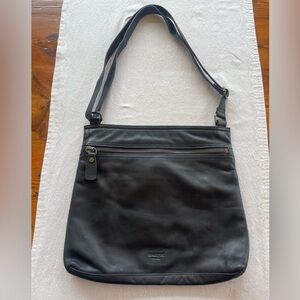 Margot Black Messenger / Crossbody Bag Minimalist Design